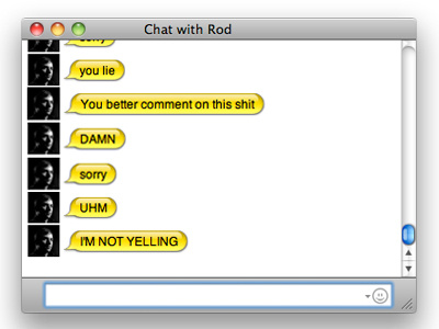 Chat with Rod chat extremely important graphic design hard important really hard work working