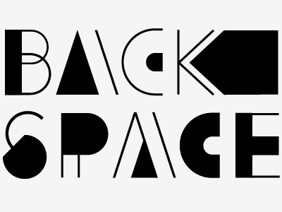 BackSpace Collective Logo back delete identity logo mark shapes space