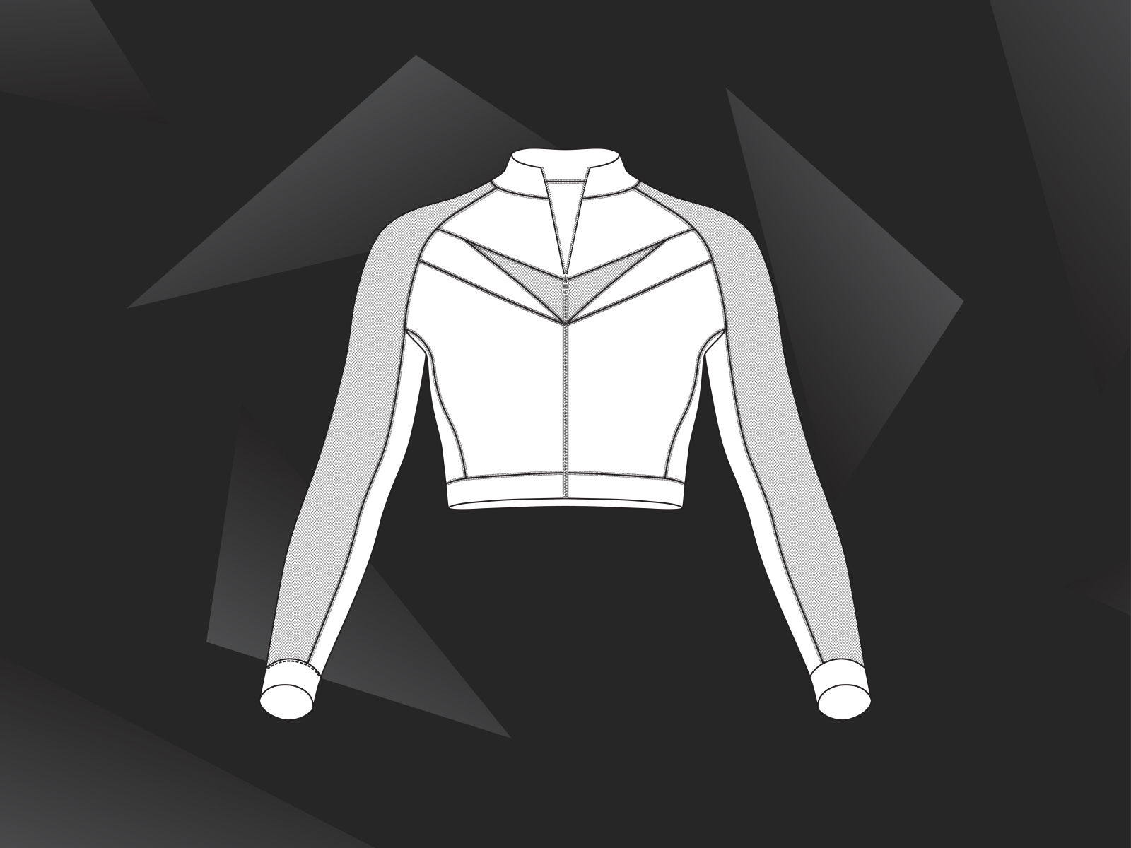 Draw A Flat Sketch Ladies Parka Jacket Part 1 #adobeillustrator - YouTube