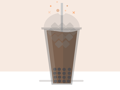 Coffee boba tea