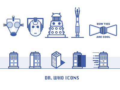 Dr. Who Icons combo