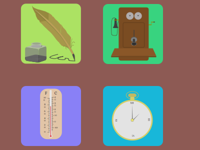 Hipster Homescreen Icons