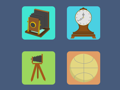 Hipster Homescreen Icons 2 homescreen icons ios