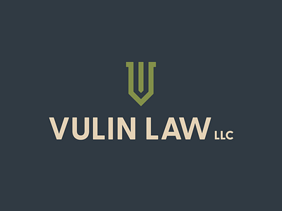 Vulin Law Logo branding column design graphic design law logo v vector