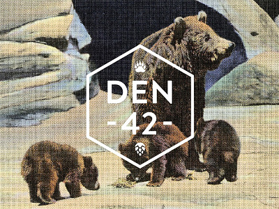 Den 42 bear brewery den logo