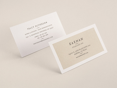 Karman Inc. Business Cards