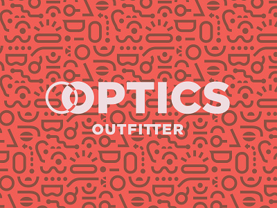 Optics Outfitter Branding branding design identity logo optics outfitter pattern