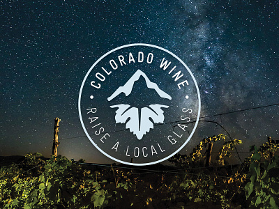 Colorado Wine Logo beverage branding colorado colorado wine identity logo