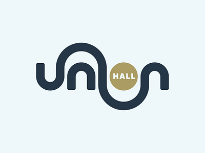 Union Hall Logo art branding denver gallery identity logo union hall