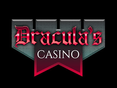 Dracula's Casino game logo casino dracula logo mobile game red text