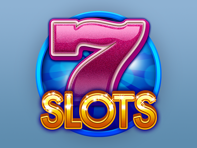 Slots Game Icon bokeh casino game icon shine slots