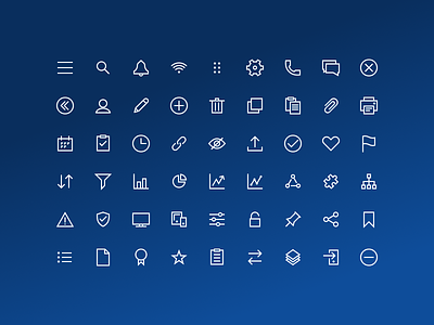 Line Icon Set dashboard data icon icons line icons stroke icon table