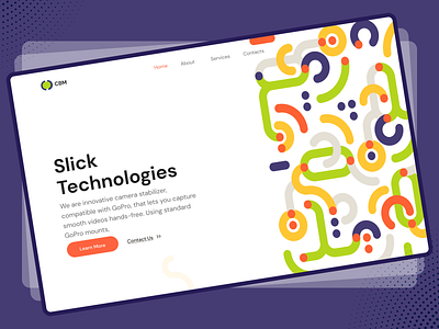 Slick Technologies figma figmaafrica landing page uidesign web design