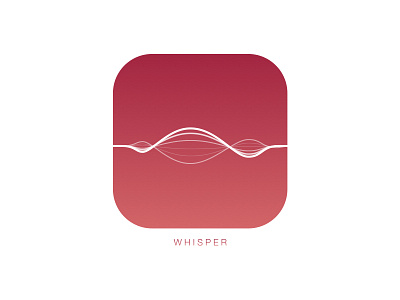 Whisper App Icon • Concept (2)
