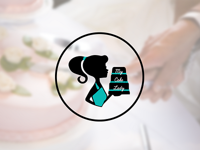 My Cake Lady • Bakery branding cake circle classy identity local logo logotype minimal phoenix simple whitespace