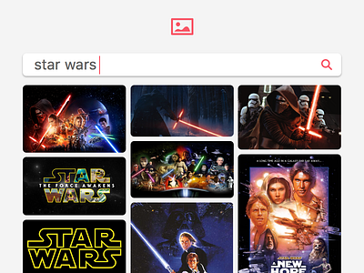 Day 022 • Search 022 100 days challenge daily day 22 force awakens search simple star wars ui ux