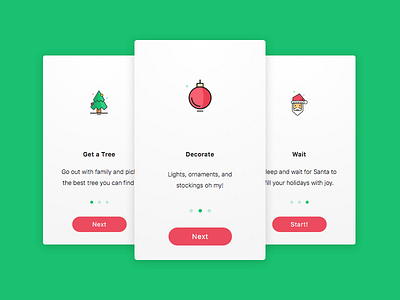 Day 23 • Onboarding 023 100 days challenge christmas daily day 23 holidays new years onboarding ui ux