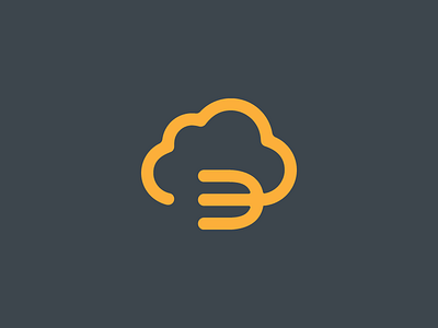 WIP • Cloud & Fork branding cloud dining food fork logo multiplatform restaurant sync