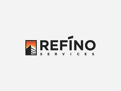 Refino Services • General Contractors (WIP) architecture branding building contractors corporate logo mountain pnw r seattle sky up