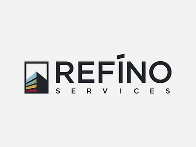 Refino Services • General Contractors architecture branding building contractors corporate logo mountain pnw r seattle sky up