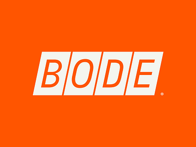 Bode architecture brand branding icon identity logo mark mid century naming real estate simple