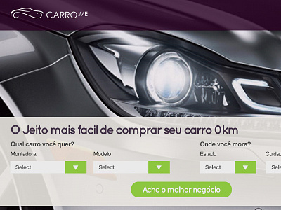 Carrome app auto cars ecommerce green portal purple web