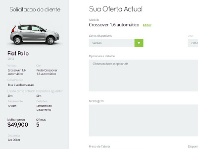 Carro.me Offer app auto clean flat web