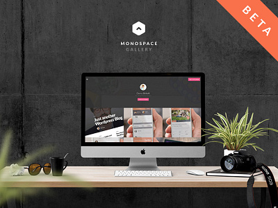 Monospace Gallery app beta gallery portfolio responsive web