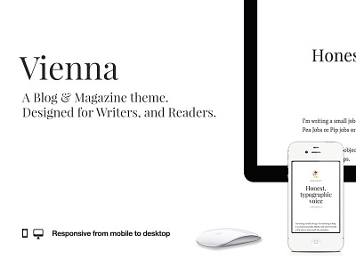 Vienna Typography 101 ghost responsive theme typography web
