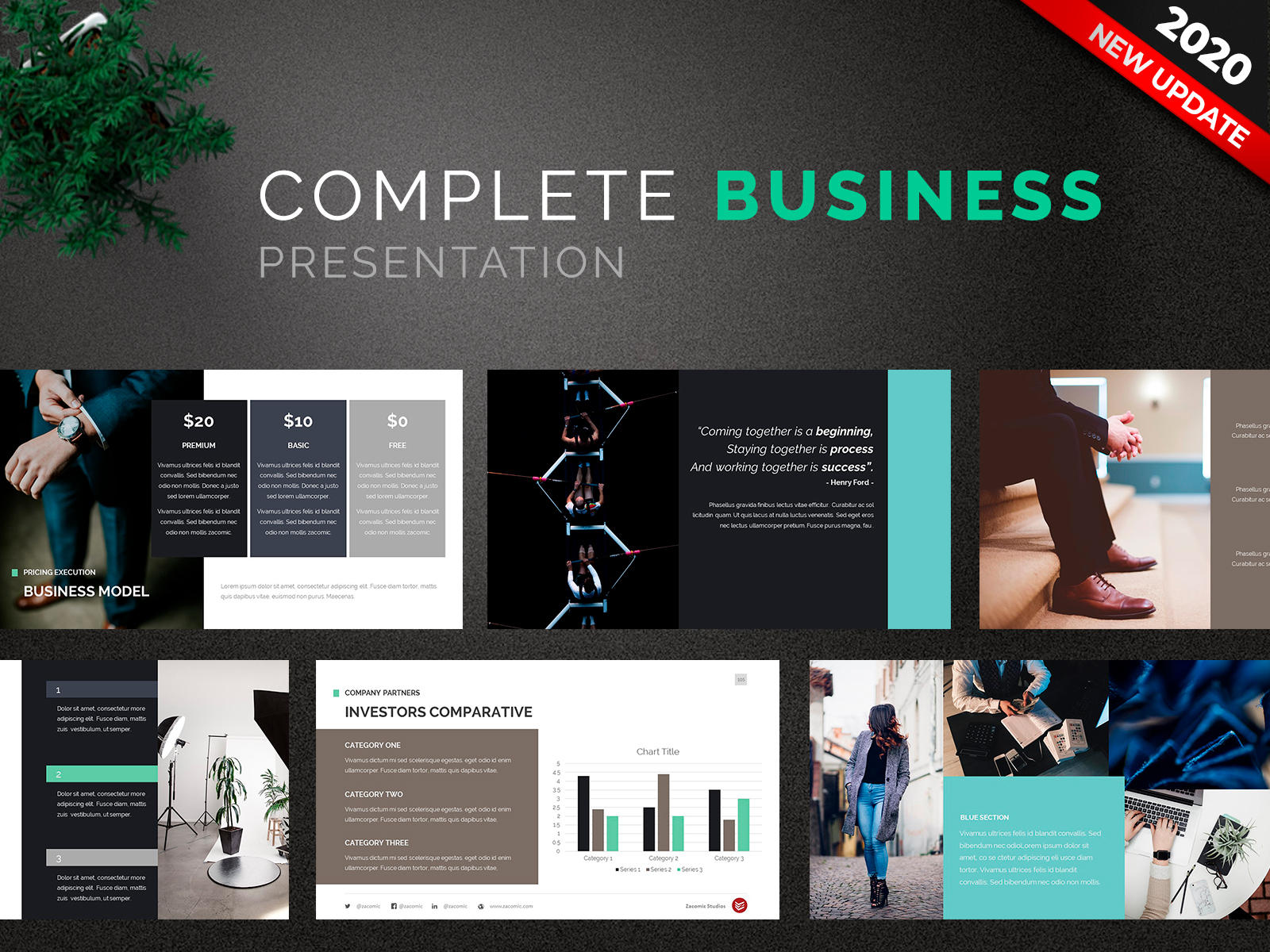 Complete Business Powerpoint Presentation Template by Zacomic Studios ...