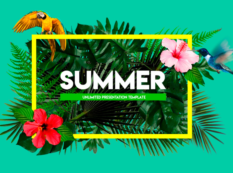 Summer Powerpoint Presentation Template by Studios on Dribbble