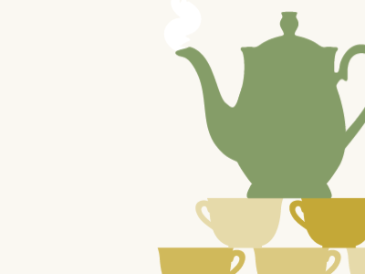 Tea? cup illustration pot tea vector