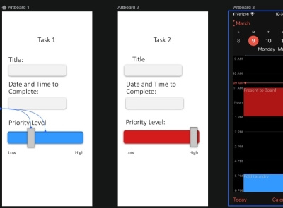 To Do List App Concept app design calendar app design invision scheduler ui ui design ux visual design