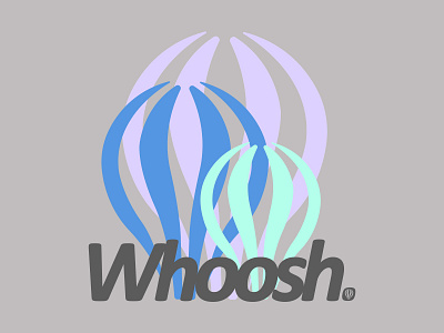 whoosh logo (dailylogochallenge2)