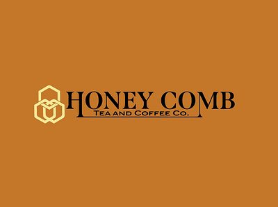 Honey Comb Tea and Coffee Co. Branding bee brand branding branding design coffee design honey honey comb honeycomb icon illustrator logo logo design logodesign tea typography vector