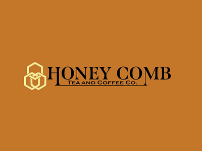 Honey Comb Tea and Coffee Co. Branding