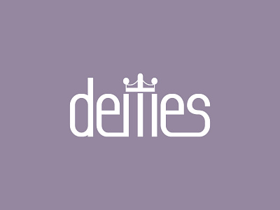 deities logo brand branding clothing crown dailylogochallenge deities design fashion icon identitydesign logo logo design logodesign purple royal shoes typography word mark wordmark
