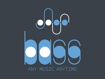 bass logo bass logo bass music beat brand branding branding design dailylogochallenge design icon illustrator instrument logo logo design music music app pitch streaming streaming logo typography vector