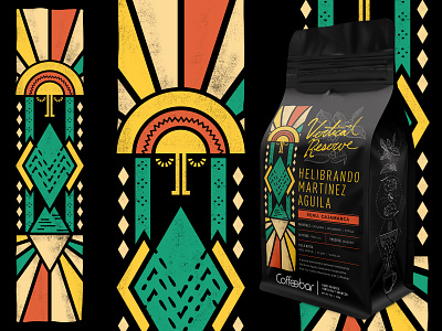 Coffeebar | Vertical Reserve | Helibrando Martinez Aguila branding coffee coffeebag design illustration inca nevada packaging peru reno sun tahoe