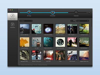 TidyMyMusic mac music software ui