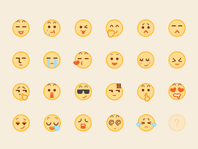 Emoji:) by Sear on Dribbble