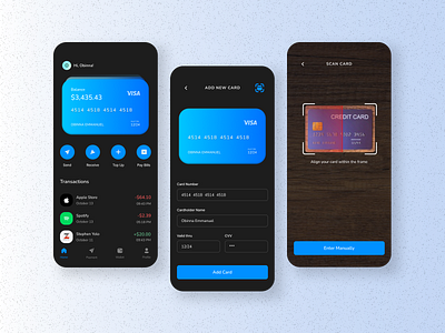 Finance Mobile App Design