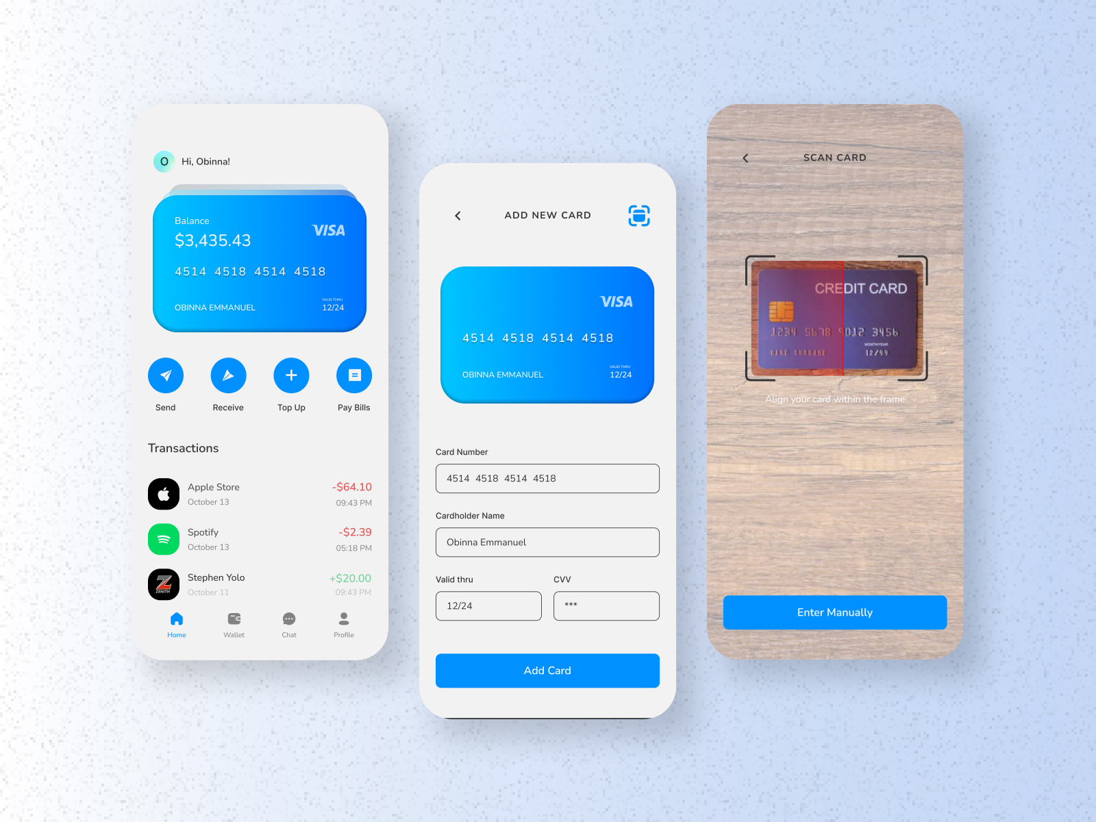 Finance Mobile App Design by Obinna Emmanuel Udegbunem on Dribbble