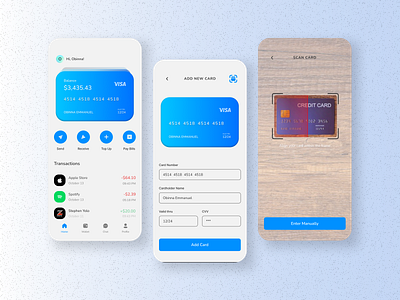 Finance Mobile App Design