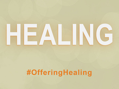 #OfferingHealing Button arial bold mhs alliance offering healing offeringhealing
