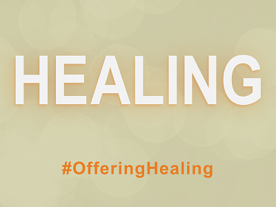 #OfferingHealing Button arial bold mhs alliance offering healing offeringhealing
