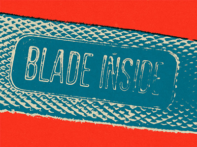 Pop Blade Inside experiment illustration jordan a. kauffman pop art pop art inspired texture