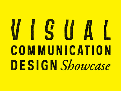 Visual Communication Design Showcase Logo