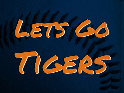 Let's Go Tigers! color detroit detroit tigers experiment jordan a. kauffman lets go tigers permanent marker tigers