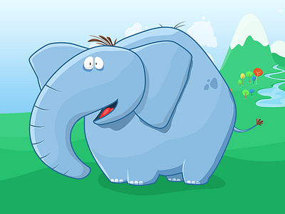 Learny Elephant app elephant ios ipad kids learny